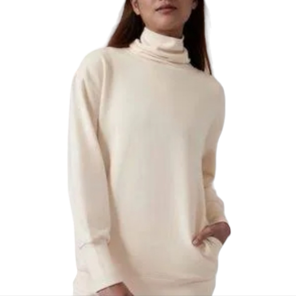 Athleta Balance Cinch Turtleneck Sweatshirt size XS